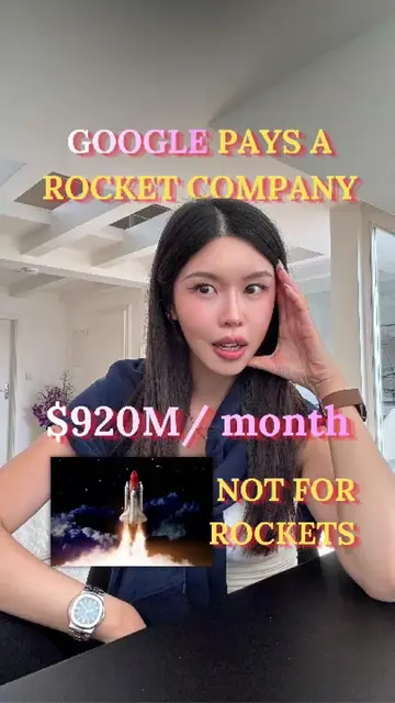 Google Pays a Rocket Company $920M a Month. Not for Rockets. Google pays SpaceX 