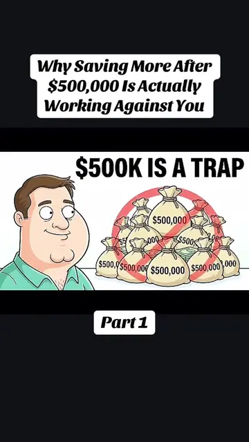 P.1 Why Saving More After $500,000 Is Actually Working Against You #finance #fin