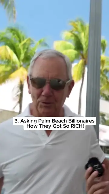 (3)Asking Palm Beach Billionaires How They Got So RICH! #entrepreneur #wealth #m