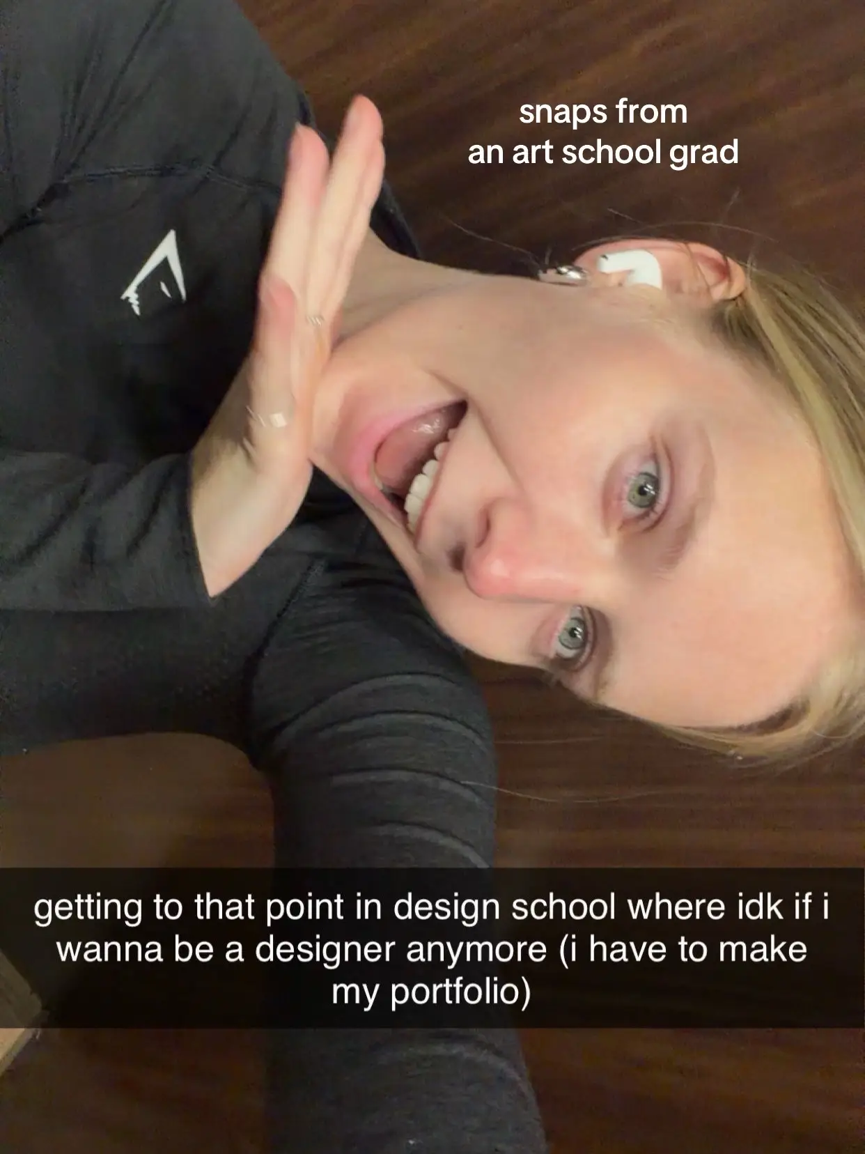 humor is a coping mechanism 🤝 #artschool #design #uxdesign #scad #grad 