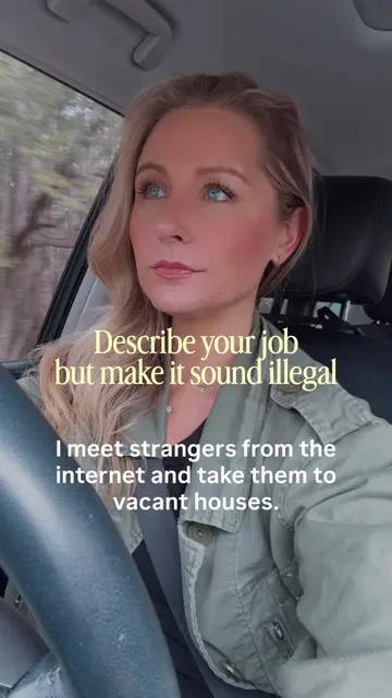 This trend is hilarious, especially for real estate agents.  Which honestly, is 