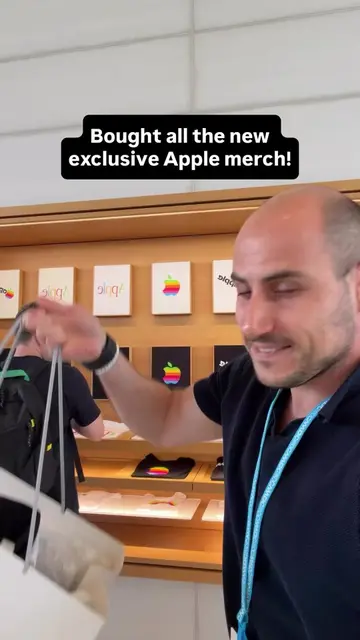 $500 later and I regret absolutely nothing…Apple merch hits different! #applemer