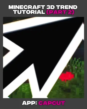 Minecraft trend tutorial part 2 #capcut #capcutpioneer #edit #tutorial #viral 