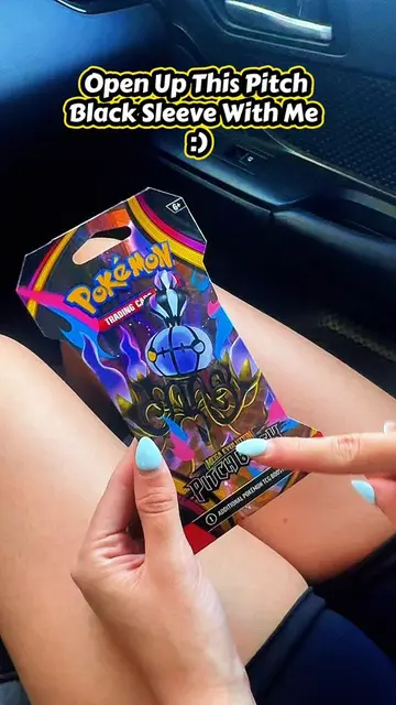 I GOT PITCH BLACK EARLY!! LETS RIP 🥳🫶🏻 #pokemoncards #pokemoncommunity #tcgpo