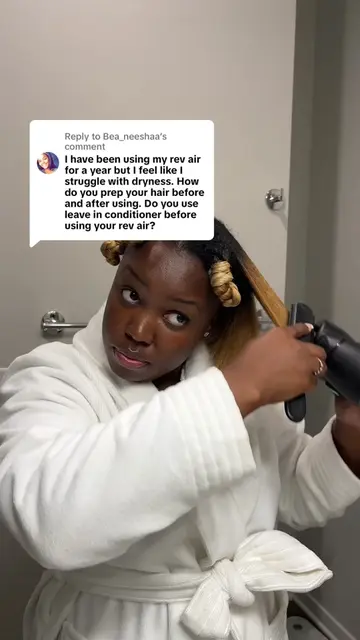 Replying to @Bea_neeshaa  Remember to use light products when using your @RevAir