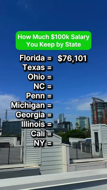 🌎What state do you live in? 👇We’ll do yours next Same $100k salary — completel
