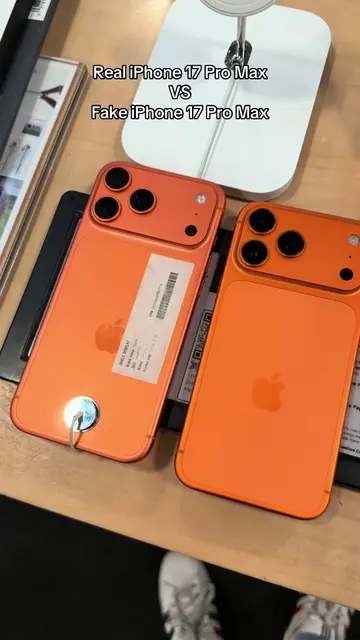 Real iPhone 17 Pro Max VS Fake iPhone #iphone #ios #apple #techtok #17promax