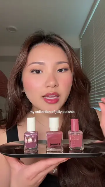 my fav pinky jelly polishes 🩷 products: • @Cirque Colors jelly polish - marsala