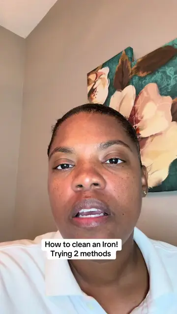 How to clean an Iron!#howto#LearnOnTikTok #cleaninghack #cleaningtipsandtricks #