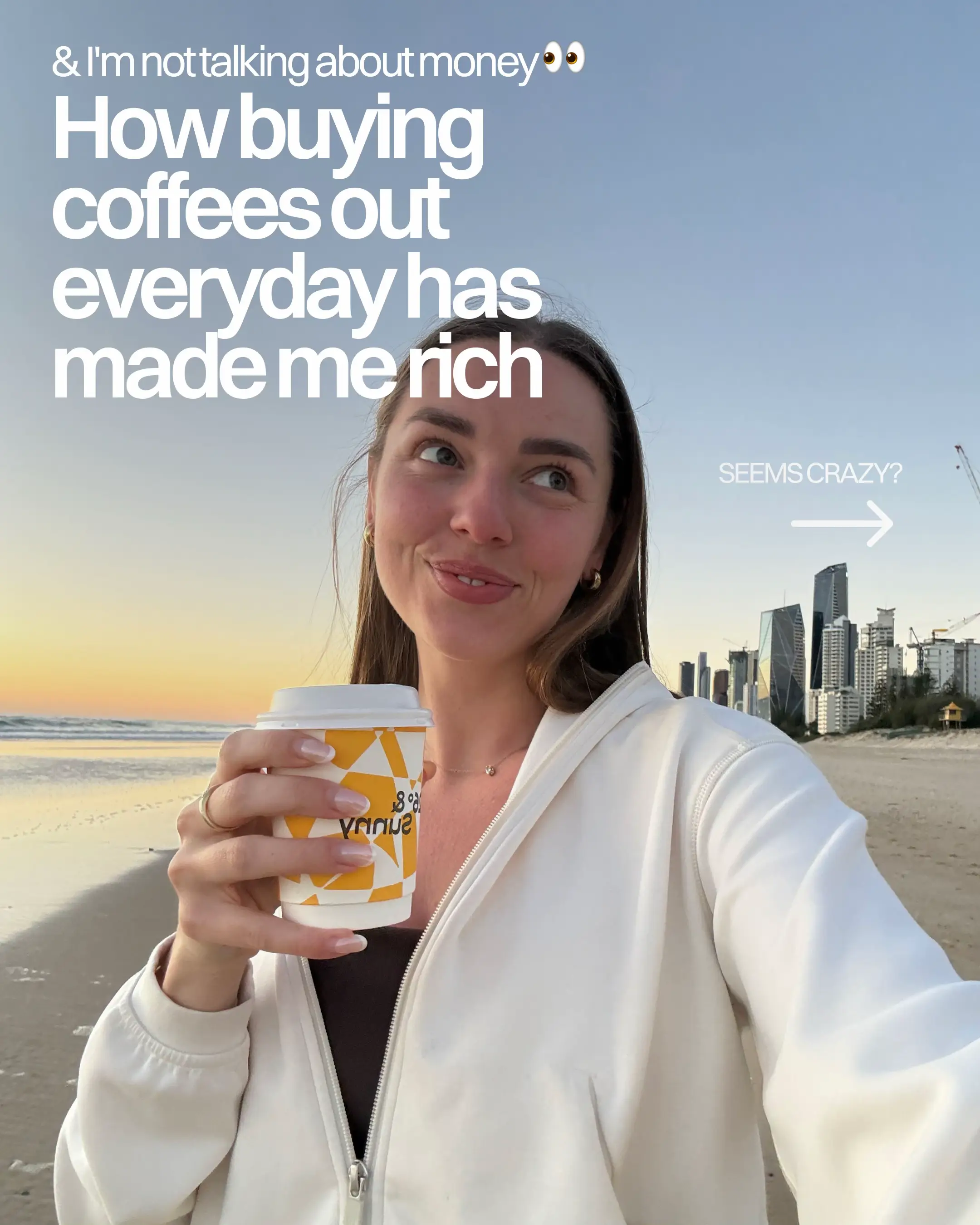 Never let someone tell u not to spend money on coffee  #mindset #founder #ugccre