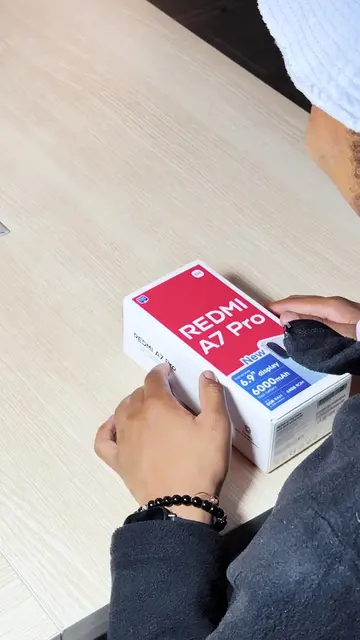 The wait is over 😮‍🔥📦  Unboxing the REDMI A7 Pro and first impressions? 🔥🔥�