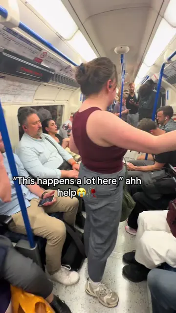Americans first time on the TFL underground 😭#fyp #foryou #fypシ゚ #dreamsy 