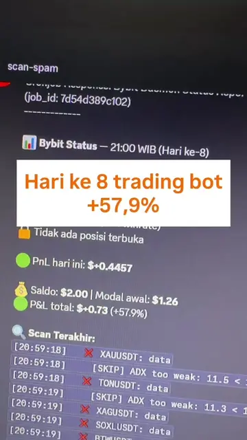 Masih terus mencoba strategy yang cocok untuk bot ini. Winrate sih gak gtu bagus