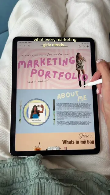 if you need some marketing portfolio ideas, you are in the right place 🩵 Create