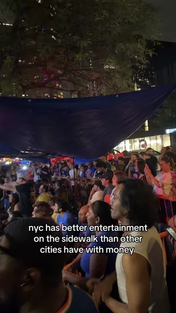on the street btw #newyork #newyorkcity #nbafinals #knicks #nyc 