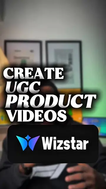 I tested an AI @Wizstar Official that turns product images into UGC-style videos