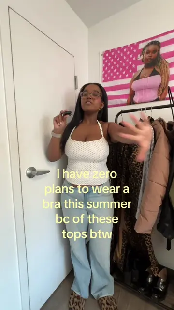 mind you i’m a whole 36G #nobra #gcup #summertanktops #summeressentials #fyp 