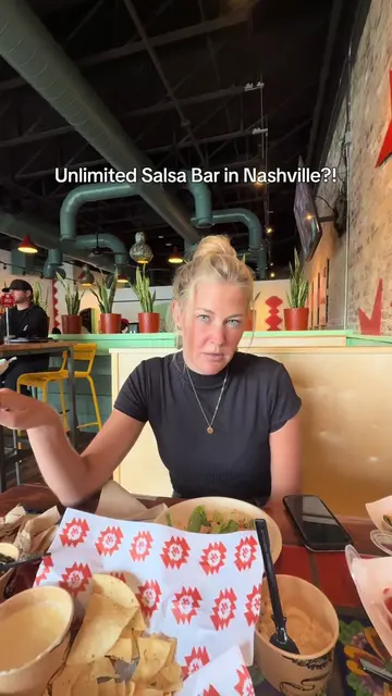 I mean UNLIMITED salsa bar in Nashville…say less. Do yourself a favor, when you 