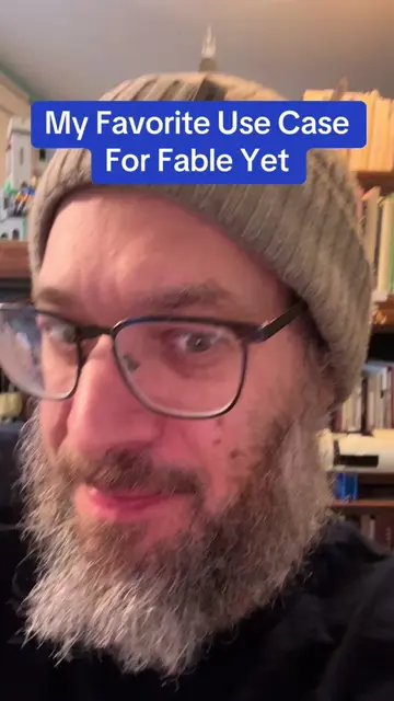 I’m telling you feed Fable data!! #fable5 #claude #anthropic #aitools #artificia