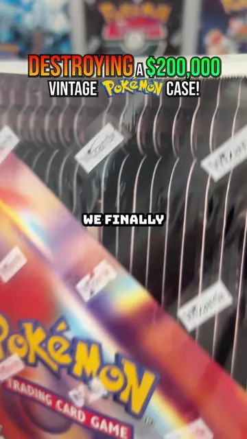 🫣We did a thing… a terrible thing. We opened a $200,000 case of the rarest Poke