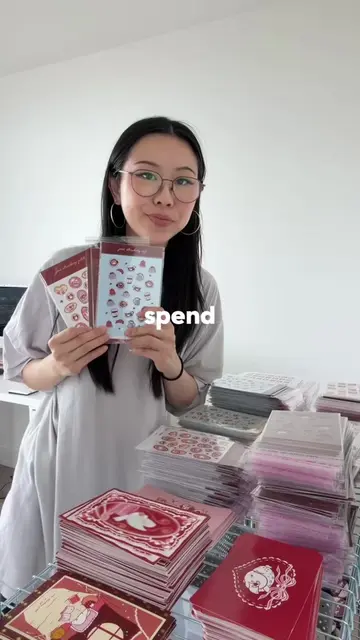spend the day with me 🍓 #SmallBusiness #stationery #journaling 