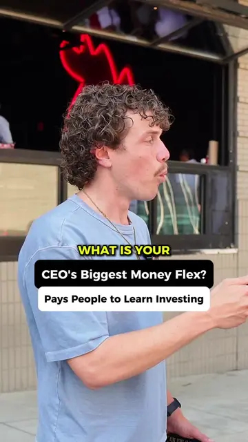 He Pays People to Learn Investing! I ran into the founder of Blossom on the stre
