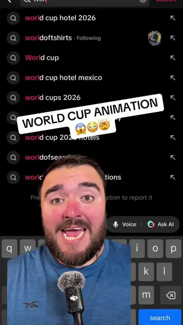 Secret TikTok World Cup animation #animation #worldcup #tiktok #foryou 
