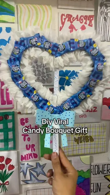 Candy Bouquet ✨#viral #DIY #bouquets #handmade #tissues 
