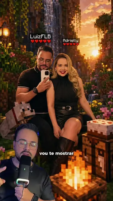 Como Fazer Foto Estilo Minecraft de Casal para Dia dos Namorados com ChatGPT Que