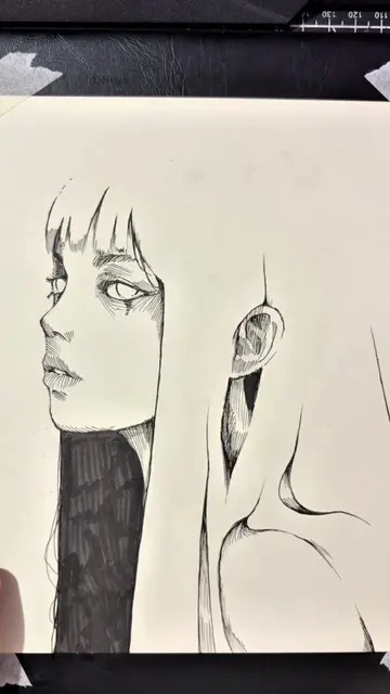 I’m just running out of ink✌️🥲 #pogzart #art #drawing 