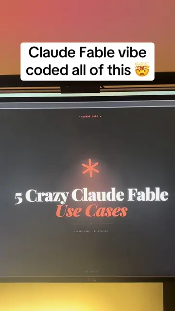 Check out these crazy use cases with Claude Fable from the past 2 days.  The thi