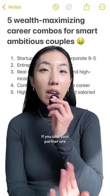 5 career combos for ambitious couples building wealth 1. startup employee + corp