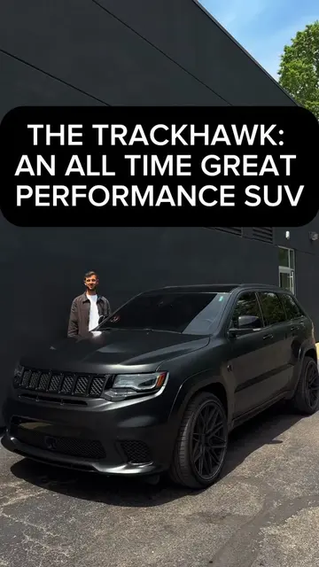 One of the best modern performance suvs.. The Trackhawk 🏁. This low mile, well 