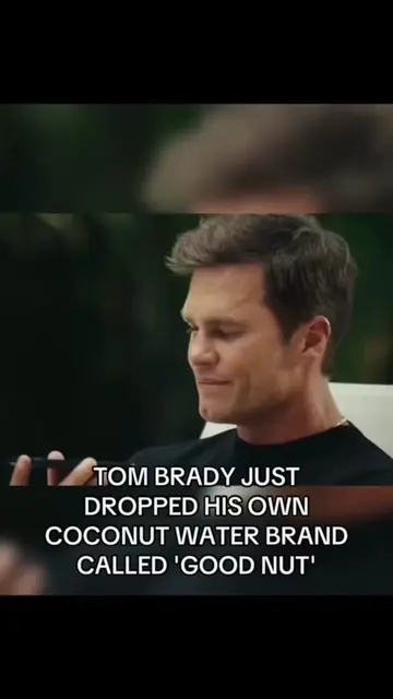 The GOAT (not at coconut water) @Tom Brady 💙