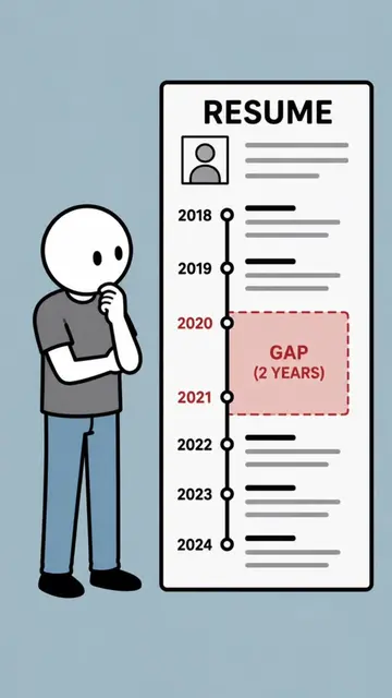 Have you ever had a resume gap that cost you a job offer? #resumegap #resumetips