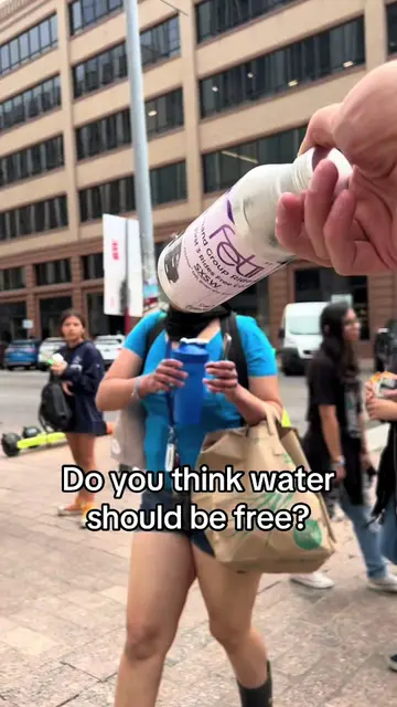 Do you think water should be free? #freewater #free #fyp #karen #cbd 