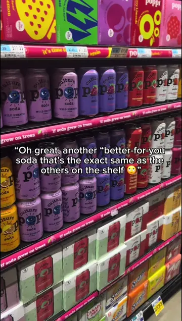 just because we’re in a brightly colored can, doesn’t mean we’re the same 👀🤭🥤