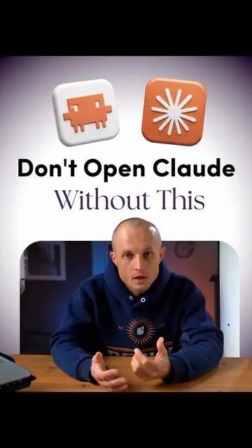 ❌ Don't open Claude again until you've built CLAUDE.md file. Comment "file" and 