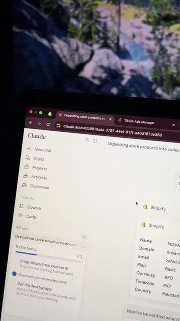 Claude Ai - Part 4 🤖📈 #shopifyai #shopifyproduct #claudeai #shopifytips 