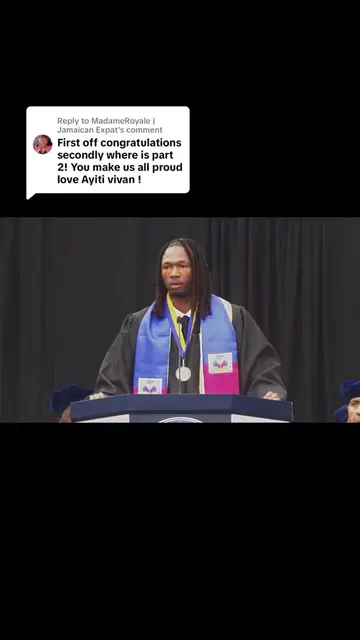 Replying to @MadameRoyale | Jamaican Expat  Part 2 #commencement #graduationspee