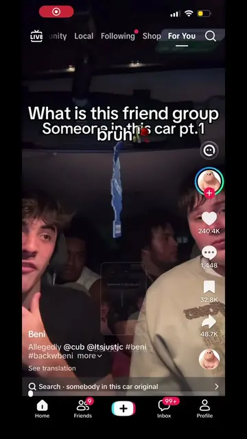 A lot of secrets in that car lol #friendgroup #secrets #funny #darion 