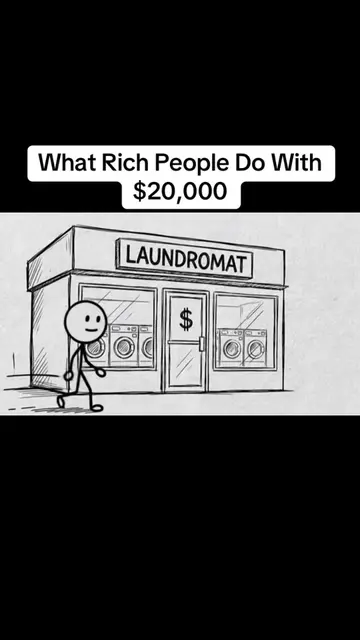 Mr Benny invested $20,000 into a simple laundromat.#animation #Finance #money #M