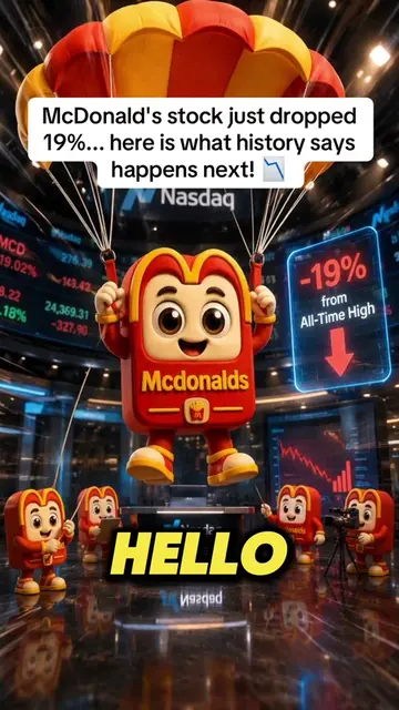 Is McDonald's stock a buy after a 19% drop? 📉 Here is exactly what the historic