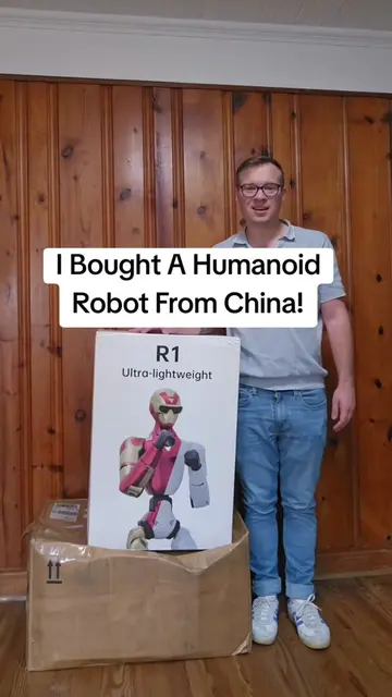 I bought a humanoid robot from China! #robot #Tech #unitree 