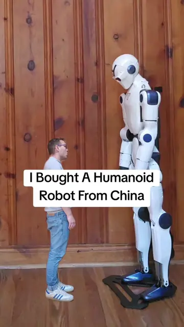 I bought a humanoid robot from China! #robot #Tech #unitree 