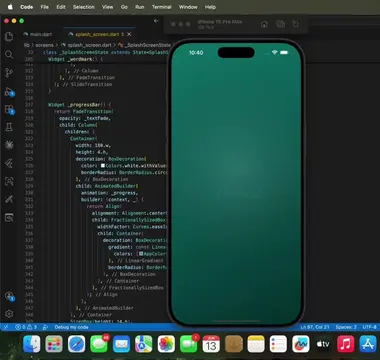 Clean and Modern Login UI App 🫣 #flutter #programming #coding 