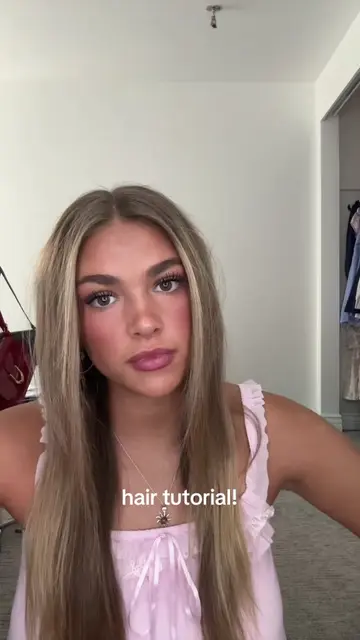 Hopefully this is easy to follow along! #hairtutorial #summerhairstyles #cutehai