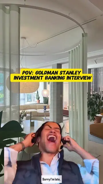 Classic TMT M&A Investment Banking Interview at Goldman Stanley ⚜️🤣 #finance #f