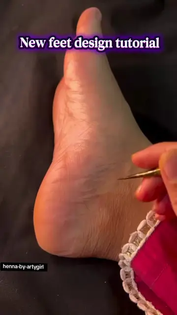 Beautiful mehndi designs for feet full tutorial  #feethenna #mehndi #hennaart #m