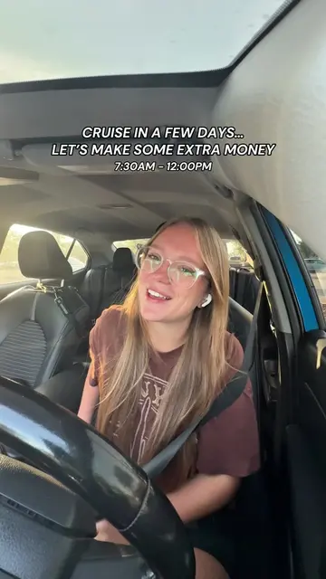 Cruise leaves in a few days so we’re making some extra spending money 💸 #instac